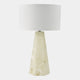 Rasima - Alabaster and Matt Antique Brass Table Lamp Base Only