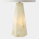 Rasima - Alabaster and Matt Antique Brass Table Lamp Base Only