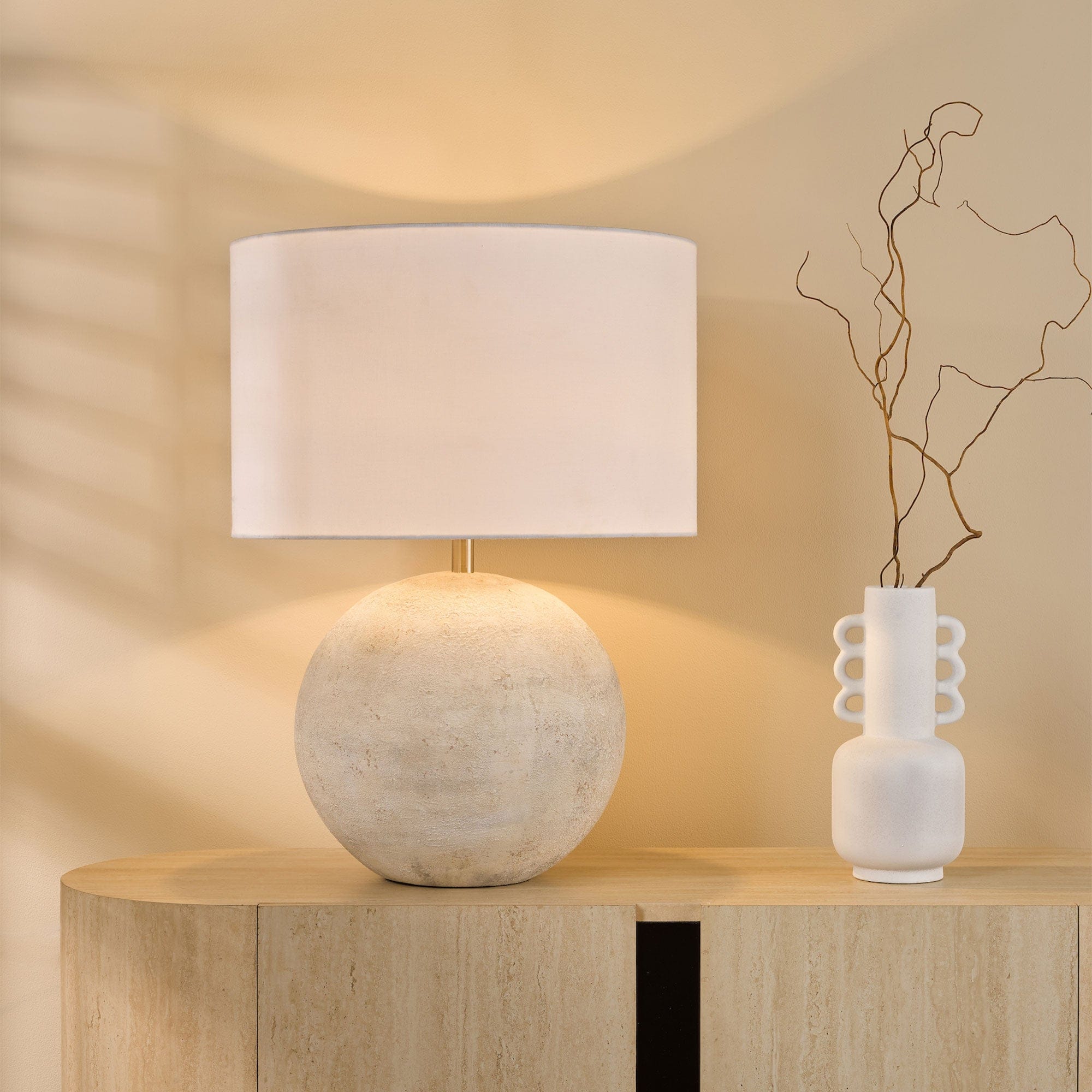 Tereza - Natural Finish Ceramic Table Lamp