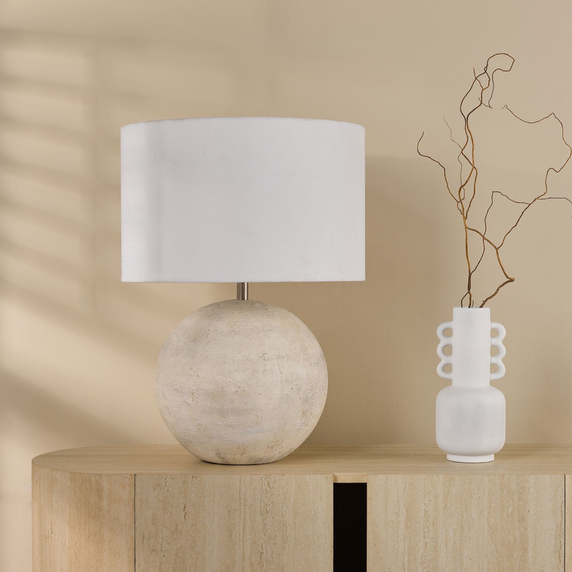 Tereza - Natural Finish Ceramic Table Lamp
