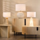Tereza - Natural Finish Ceramic Table Lamp