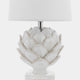 Laura Ashley Artichoke - Twin Pack White Table Lamp