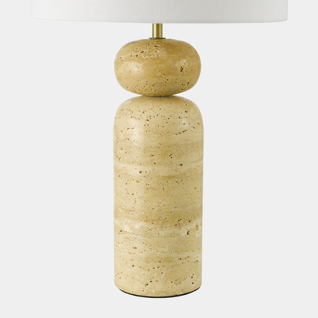 Lykos - Table Lamp, Natural Stone