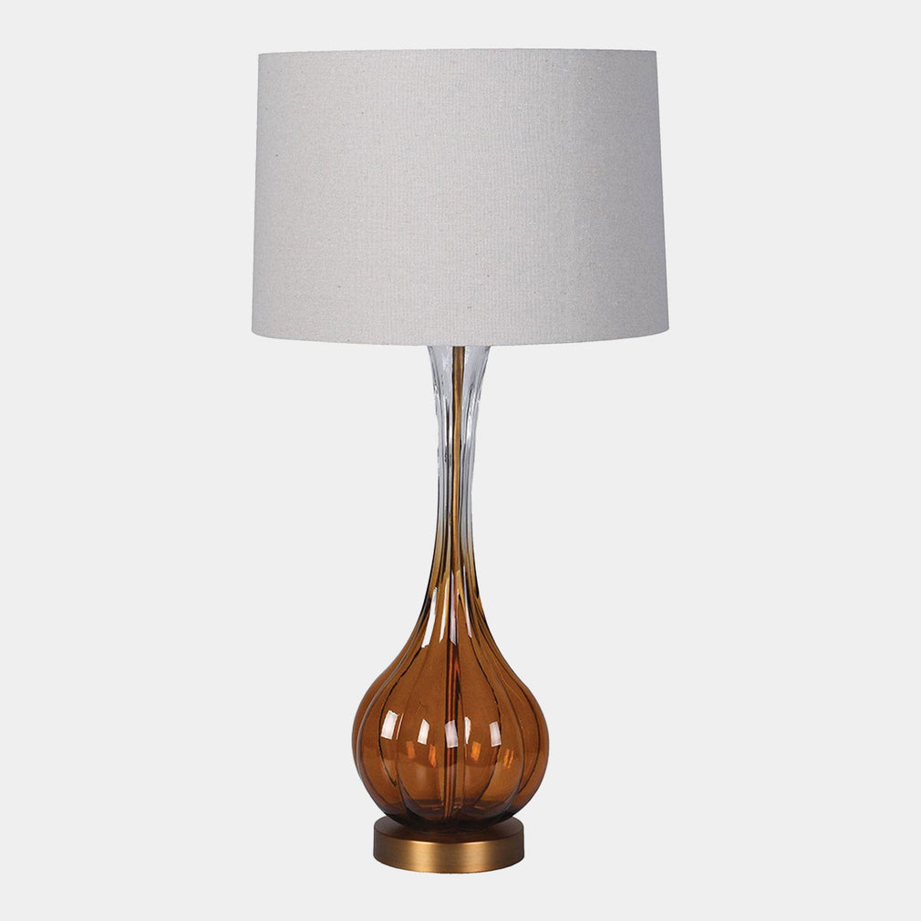 Urbina - Teardrop Table Lamp, Amber