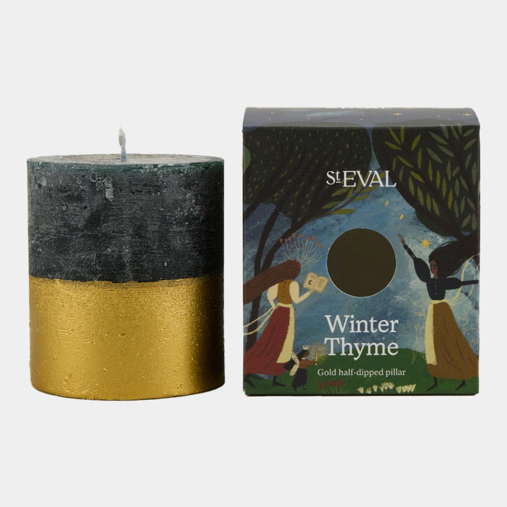 St Eval - Festive Winter Thyme Pillar Candle
