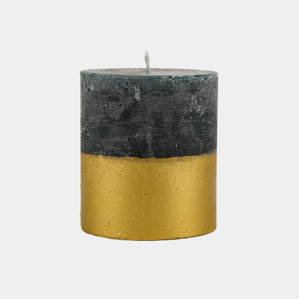 St Eval - Winter Thyme Half Dipped Pillar Candle