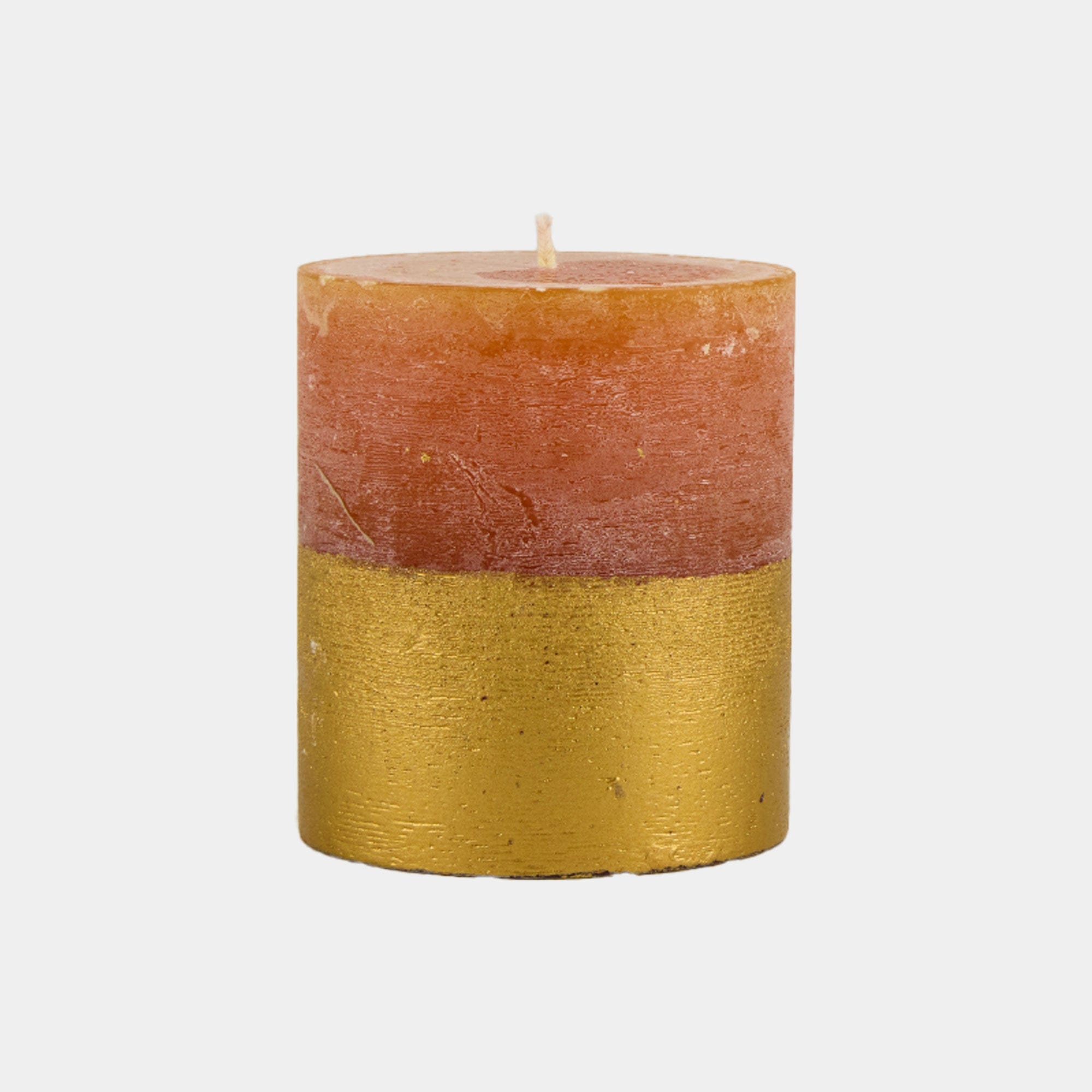 St Eval - Orange & Cinnamon Half Dipped Pillar Candle