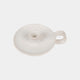 St Eval - White Speckle Candle Holder