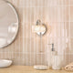 Carey - Polished Chrome & Glass Bathroom Wall Light
