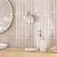 Carey - Polished Chrome & Glass Bathroom Wall Light