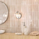 Carey - Polished Chrome & Glass Bathroom Wall Light