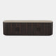 Asmara - Walnut TV Unit, Marble Effect Top