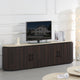 Asmara - Walnut TV Unit, Marble Effect Top