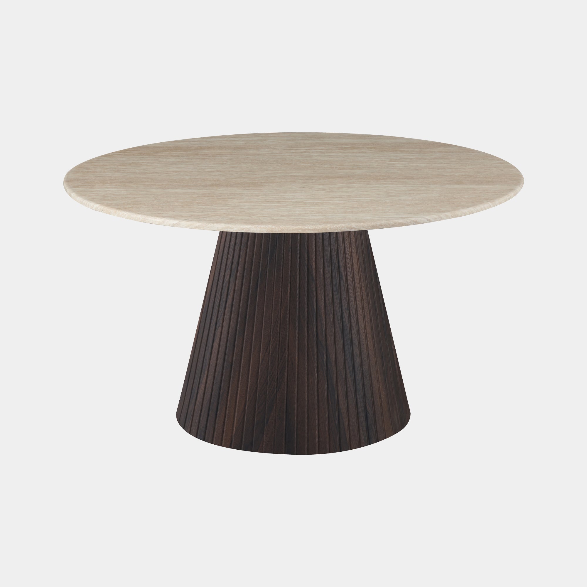 Asmara - Round Dining Table 120cm, Marble Effect