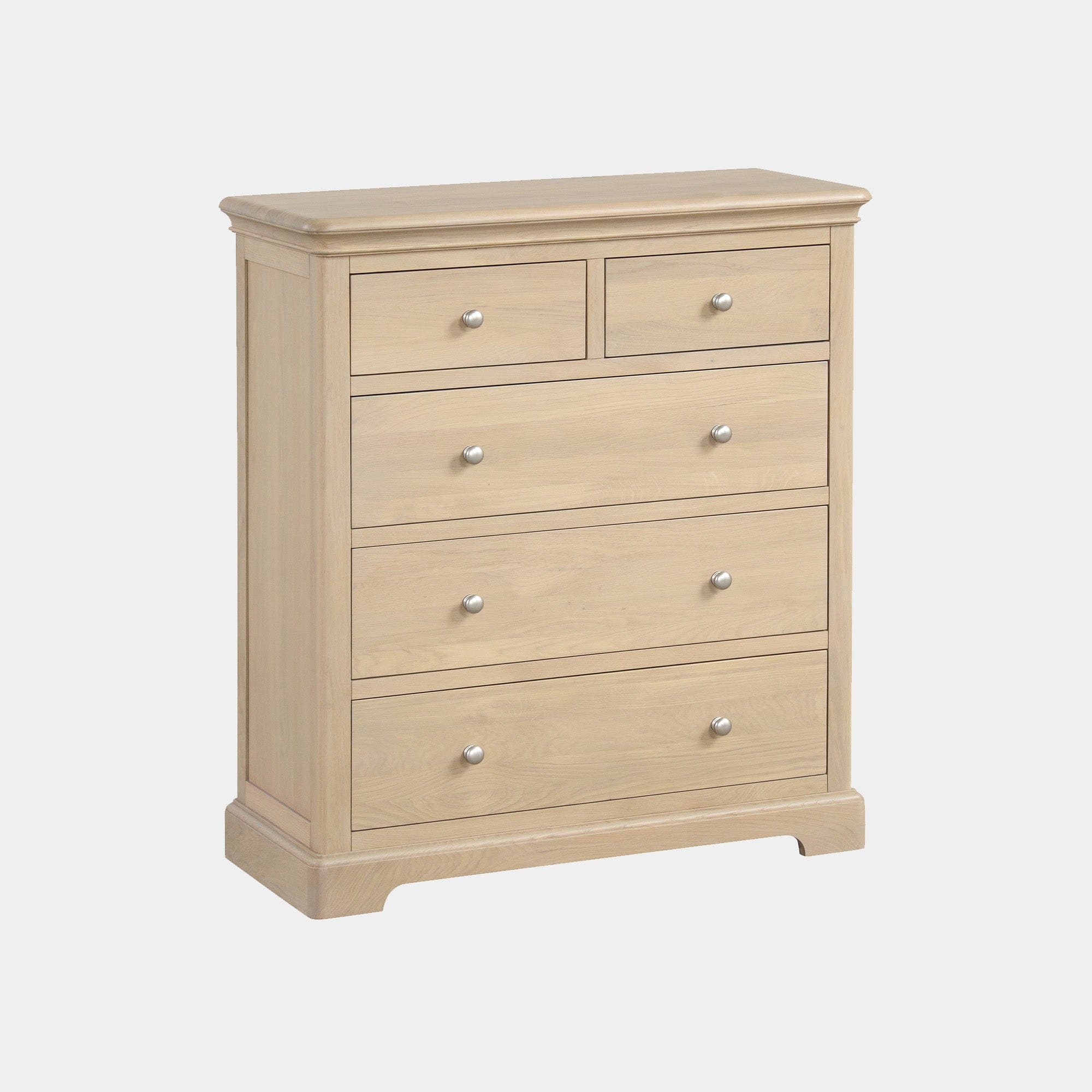 Ravenswood Oak - 5 Drawer Wide Chest, Oak
