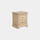 Ravenswood Oak - 2 Drawer Bedside Table, Oak