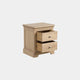 Ravenswood Oak - 2 Drawer Bedside Table, Oak
