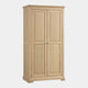 Ravenswood Oak - 2 Door Wardrobe, Oak