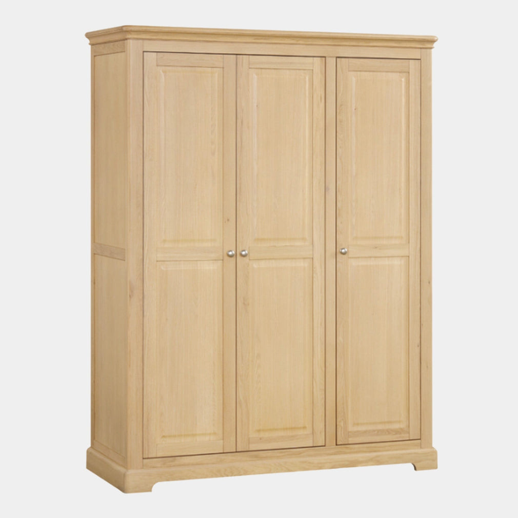 Ravenswood Oak - 3 Door Wardrobe, Oak