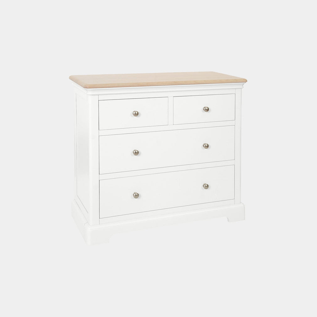 Ravenswood White - 4 Drawer Chest, White