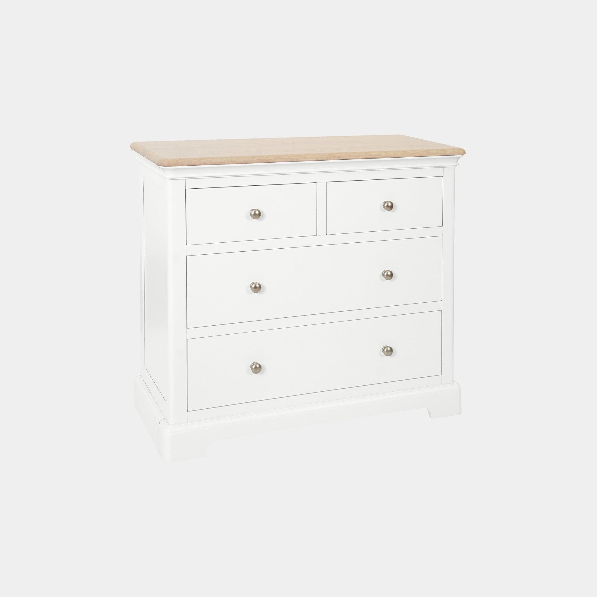 Ravenswood White - 4 Drawer Chest, White