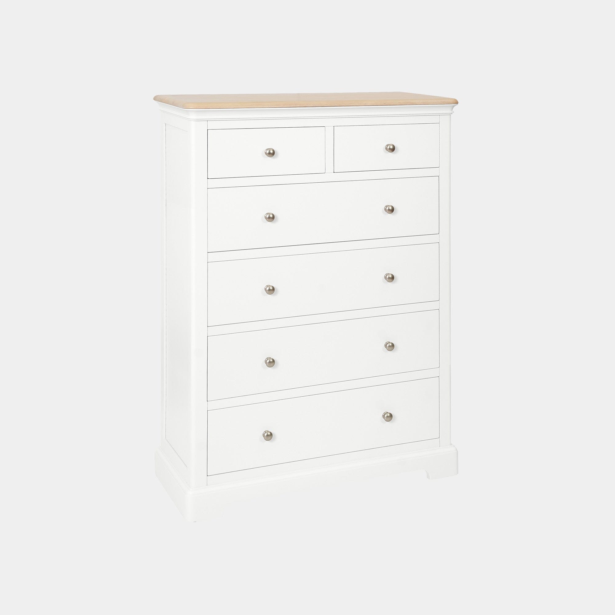 Ravenswood White - 6 Drawer Chest, White