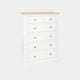 Ravenswood White - 6 Drawer Chest, White
