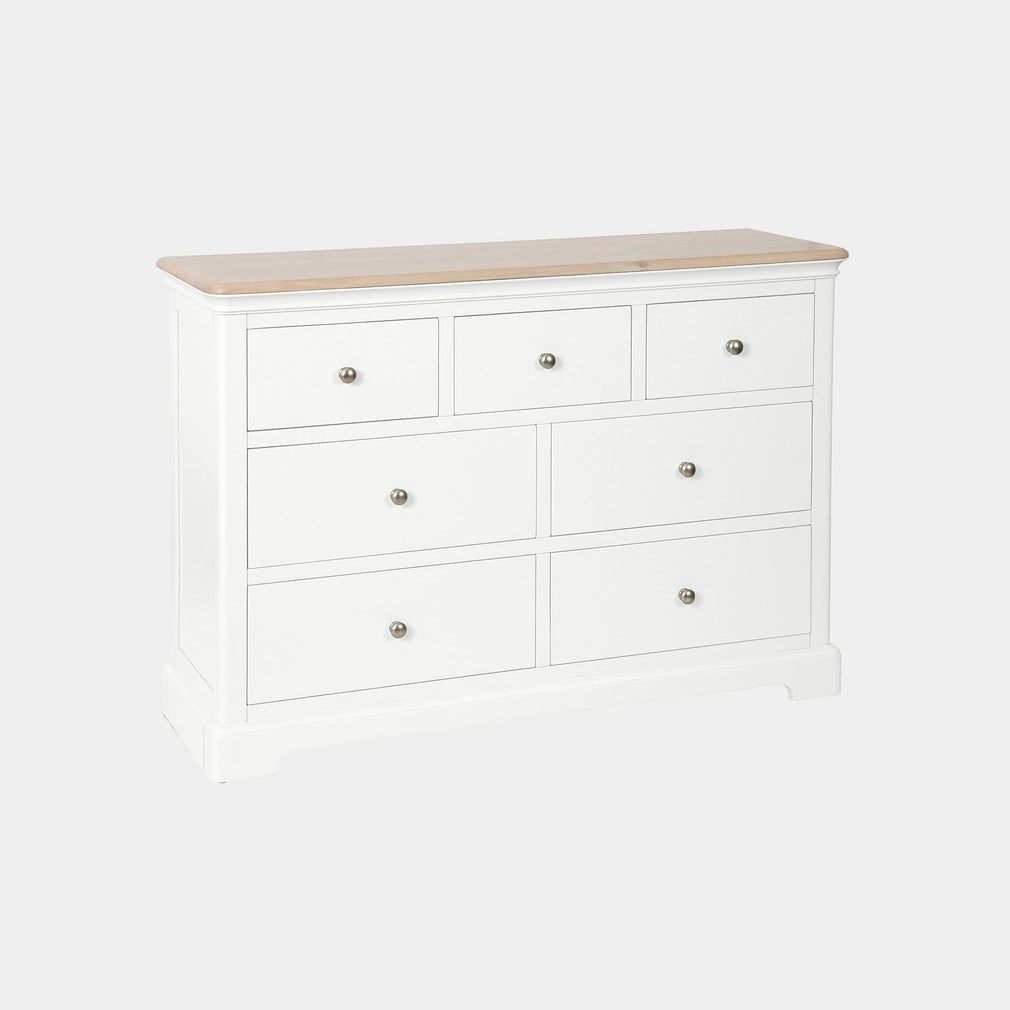 Ravenswood White - 7 Drawer Chest, White