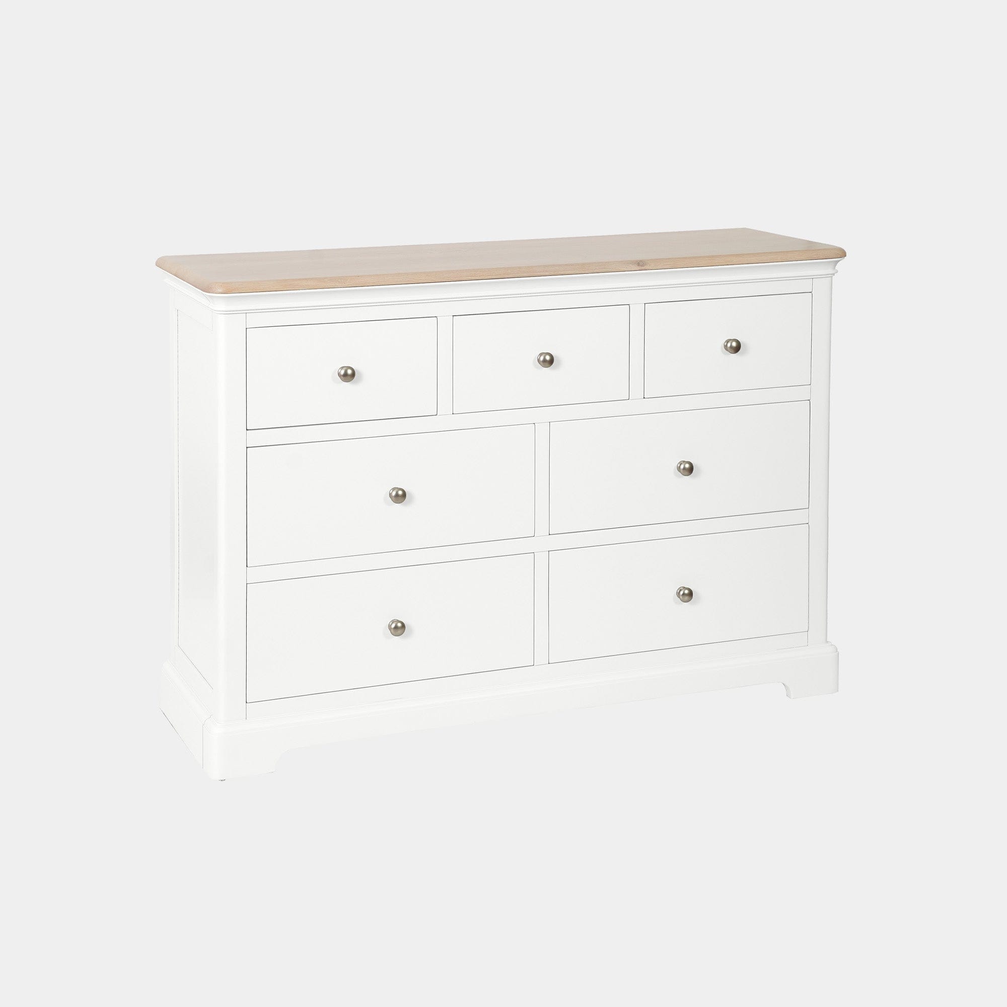 Ravenswood White - 7 Drawer Chest, White