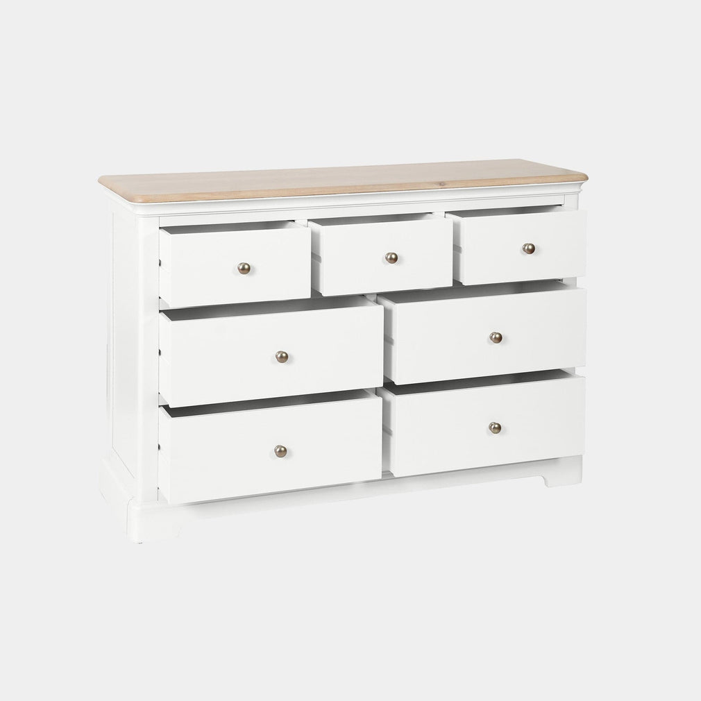 Ravenswood White - 7 Drawer Chest, White