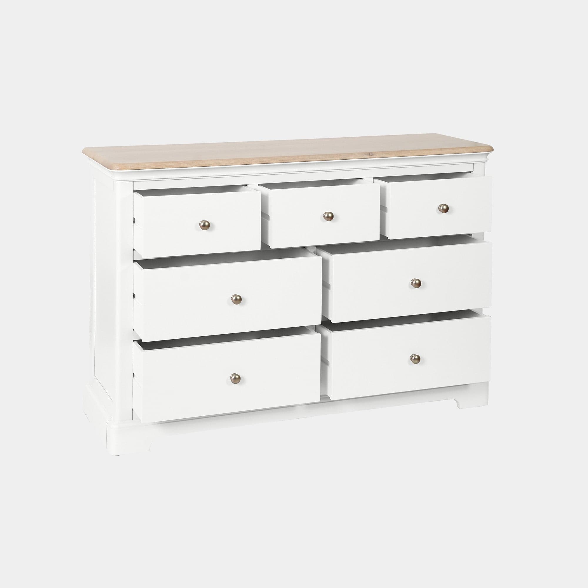 Ravenswood White - 7 Drawer Chest, White