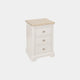 Ravenswood Painted - 3 Drawer Bedside Table, Grey Mist