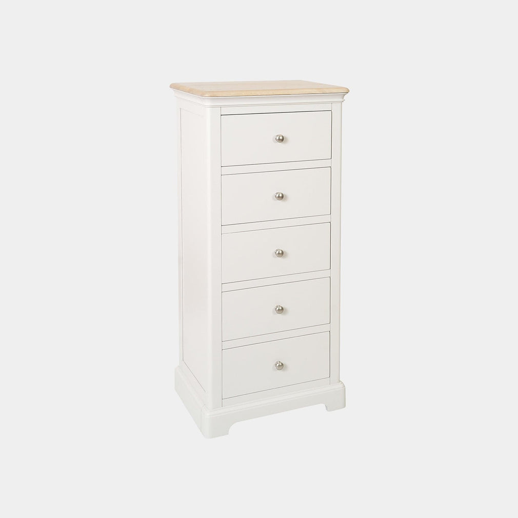 Ravenswood Painted - 5 Drawer Tall Chest, Grey Mist