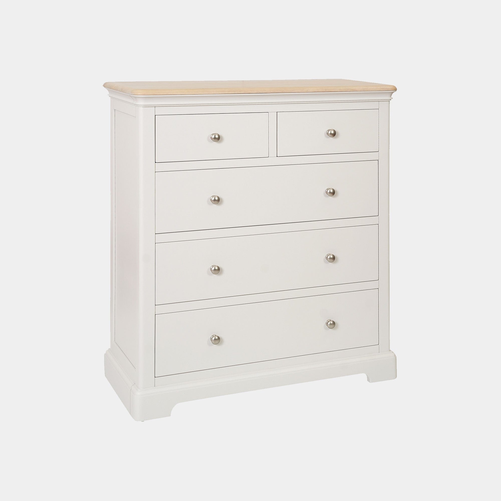 Ravenswood Painted - 5 Drawer Wide Chest, Grey Mist