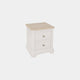 Ravenswood Painted - 2 Drawer Bedside Table, Grey Mist