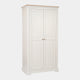 Ravenswood Painted - 2 Door Wardrobe, Grey Mist