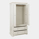 Ravenswood Painted - 2 Door 2 Drawer Wardrobe, Grey Mist