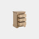 Ravenswood Oak - 3 Drawer Bedside Table, Oak