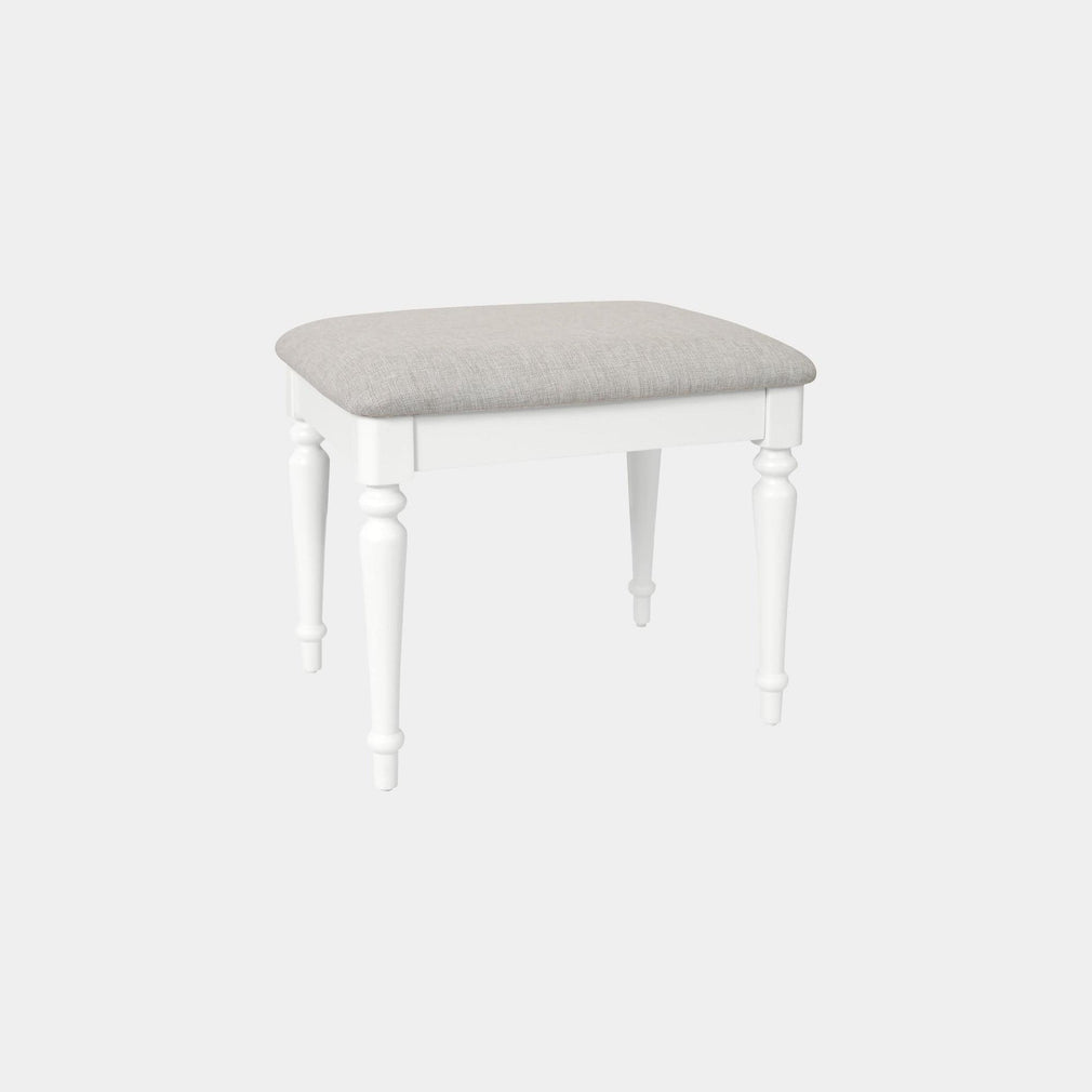 Ravenswood White - Dressing Table Stool, White
