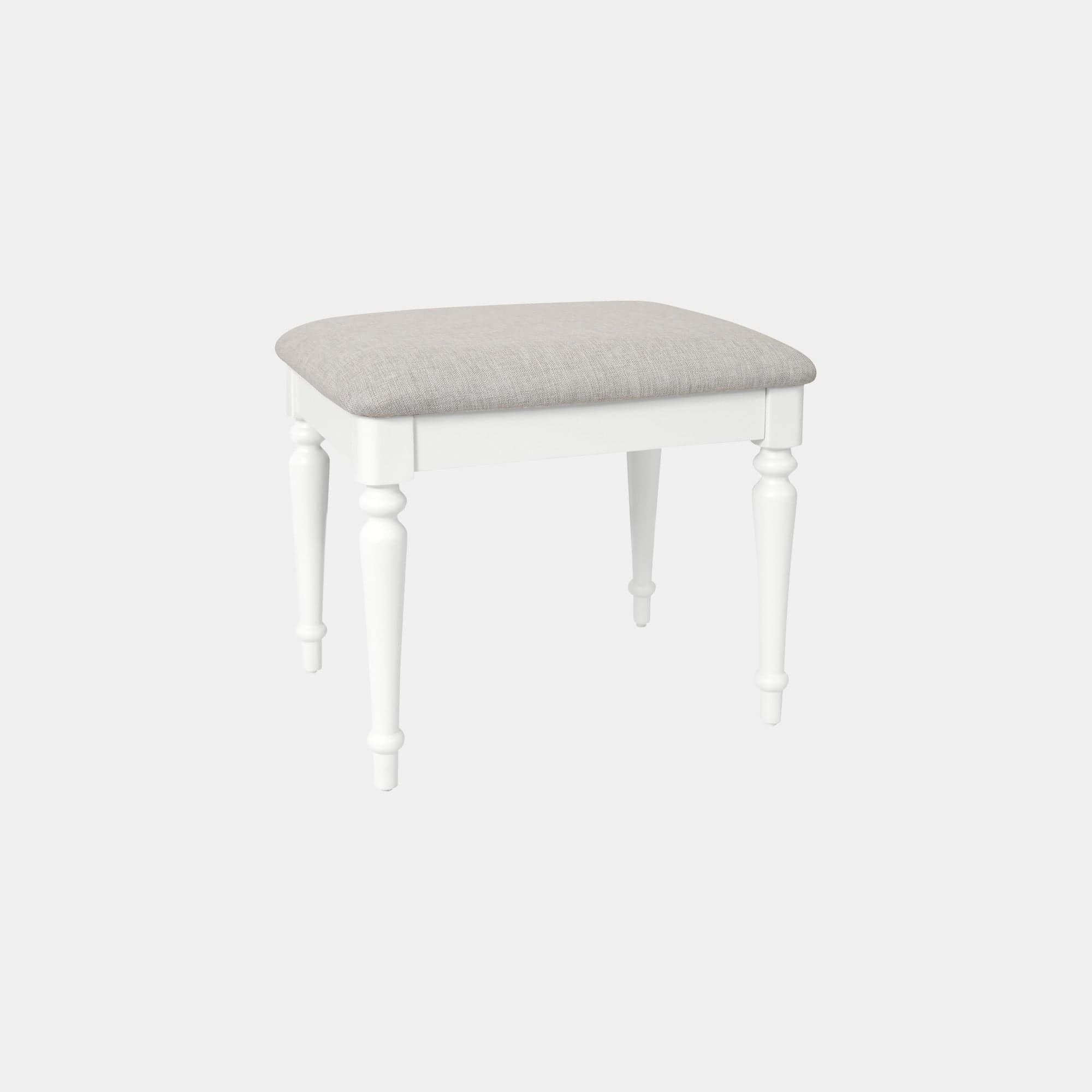 Ravenswood White - Dressing Table Stool, White