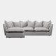 Columbus - LHF Large Chaise Sofa In Fabric