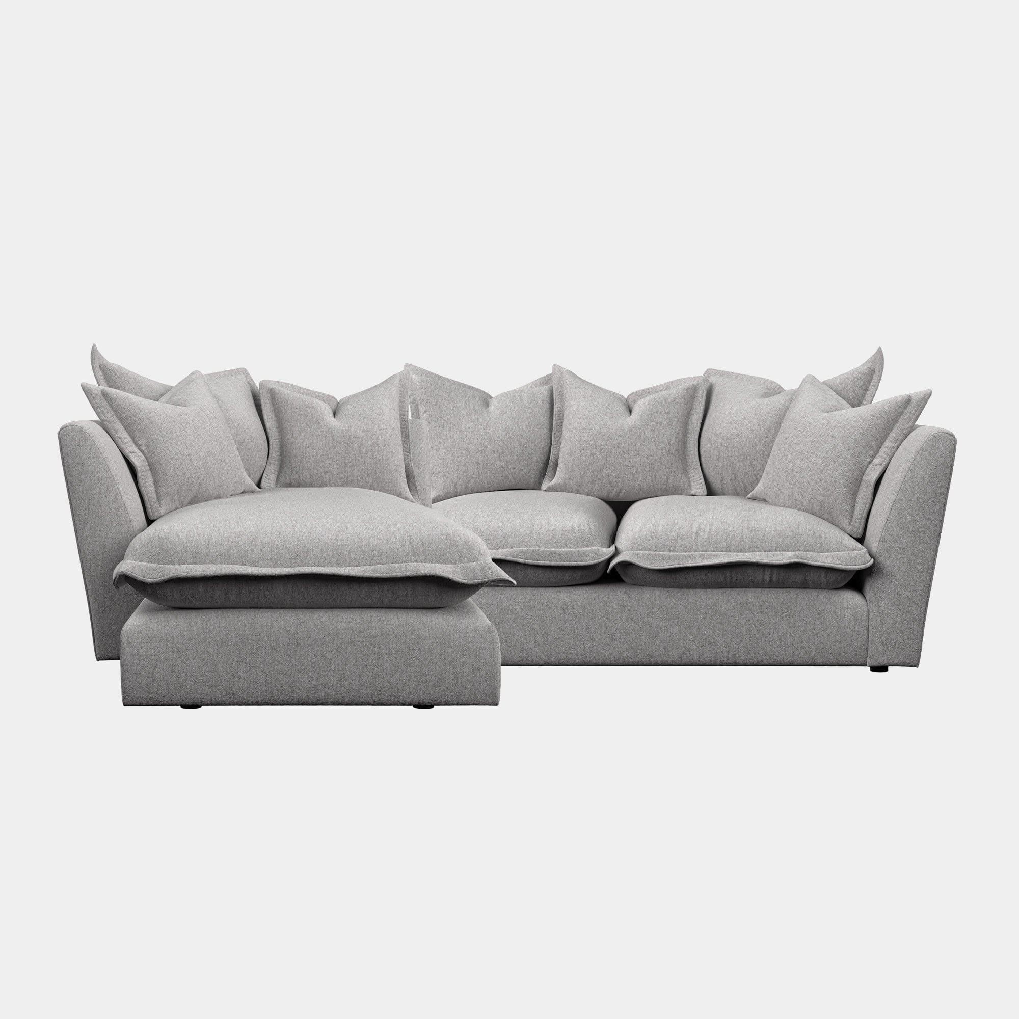 Columbus - LHF Small Chaise Sofa In Fabric