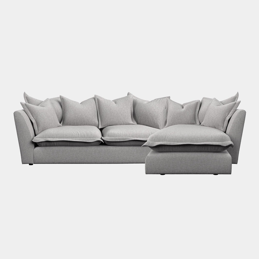 Columbus - RHF Large Chaise Sofa In Fabric