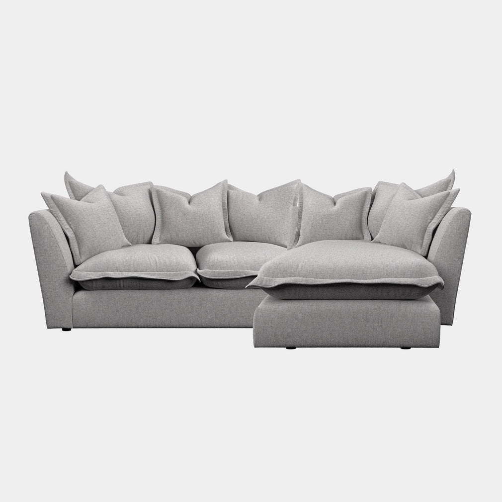 Columbus - RHF Small Chaise Sofa In Fabric