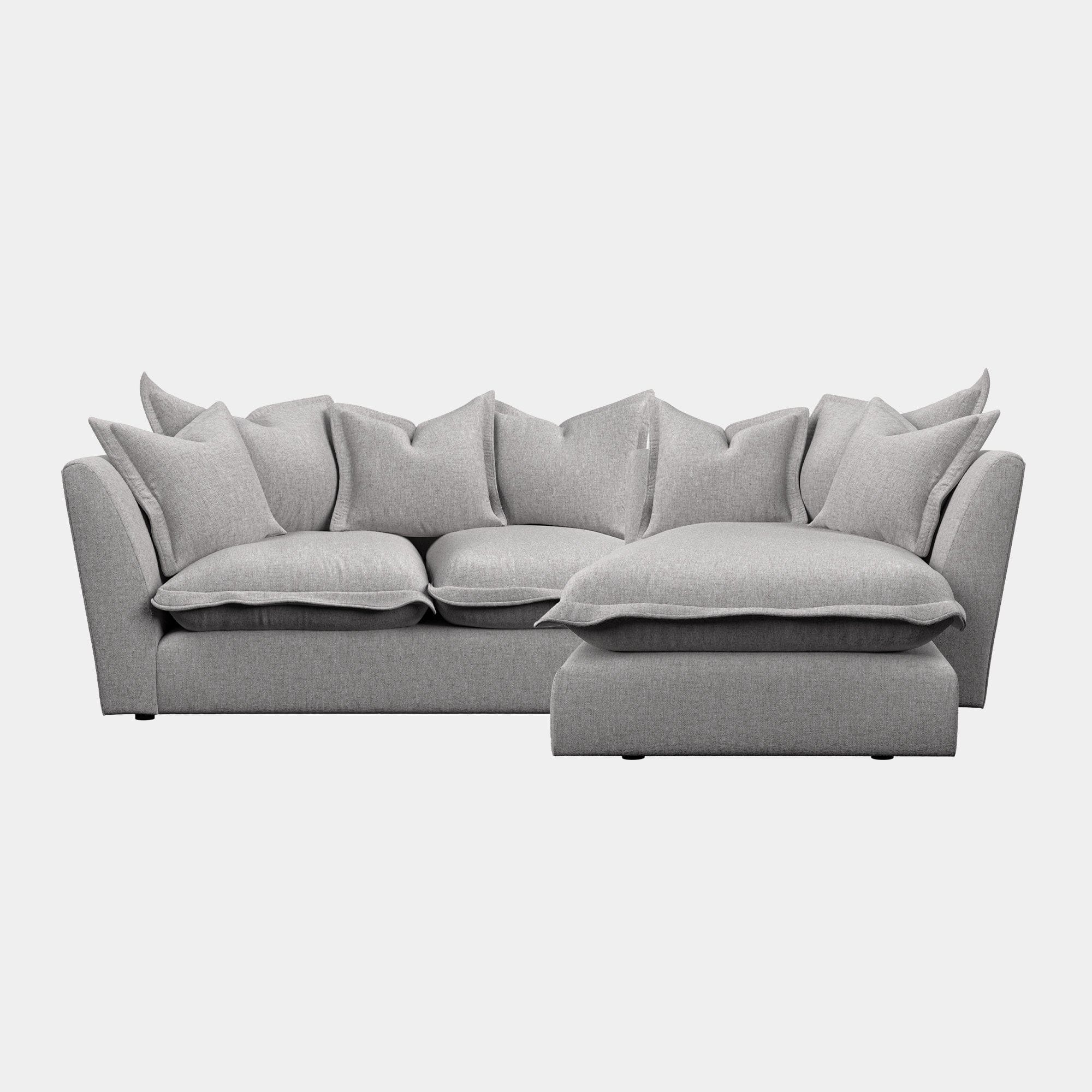 Columbus - RHF Small Chaise Sofa In Fabric