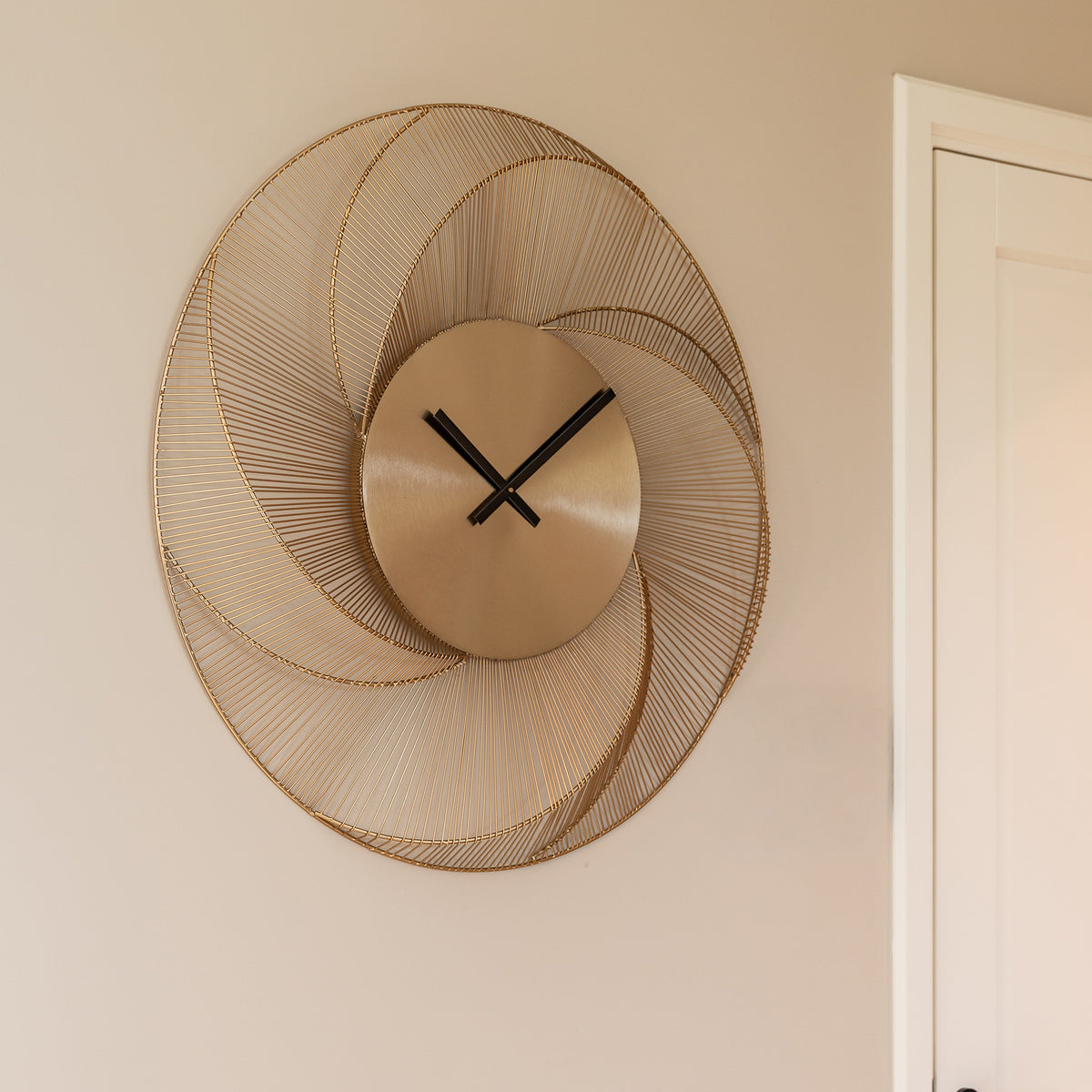 Denver - Wall Clock. Gold