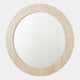 Marmo - Round Travertine Mirror