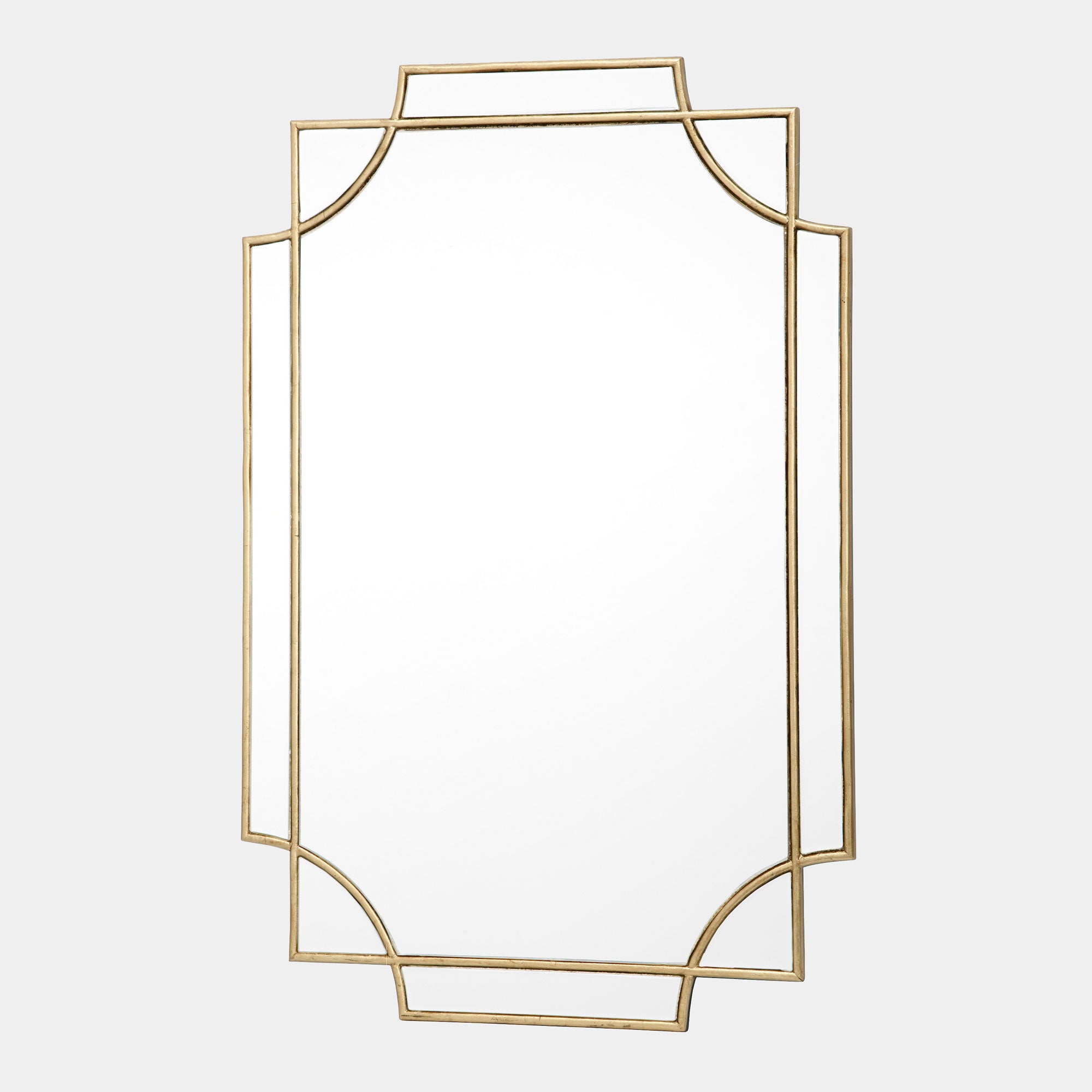 Mayfair - Rectangular Gold Mirror