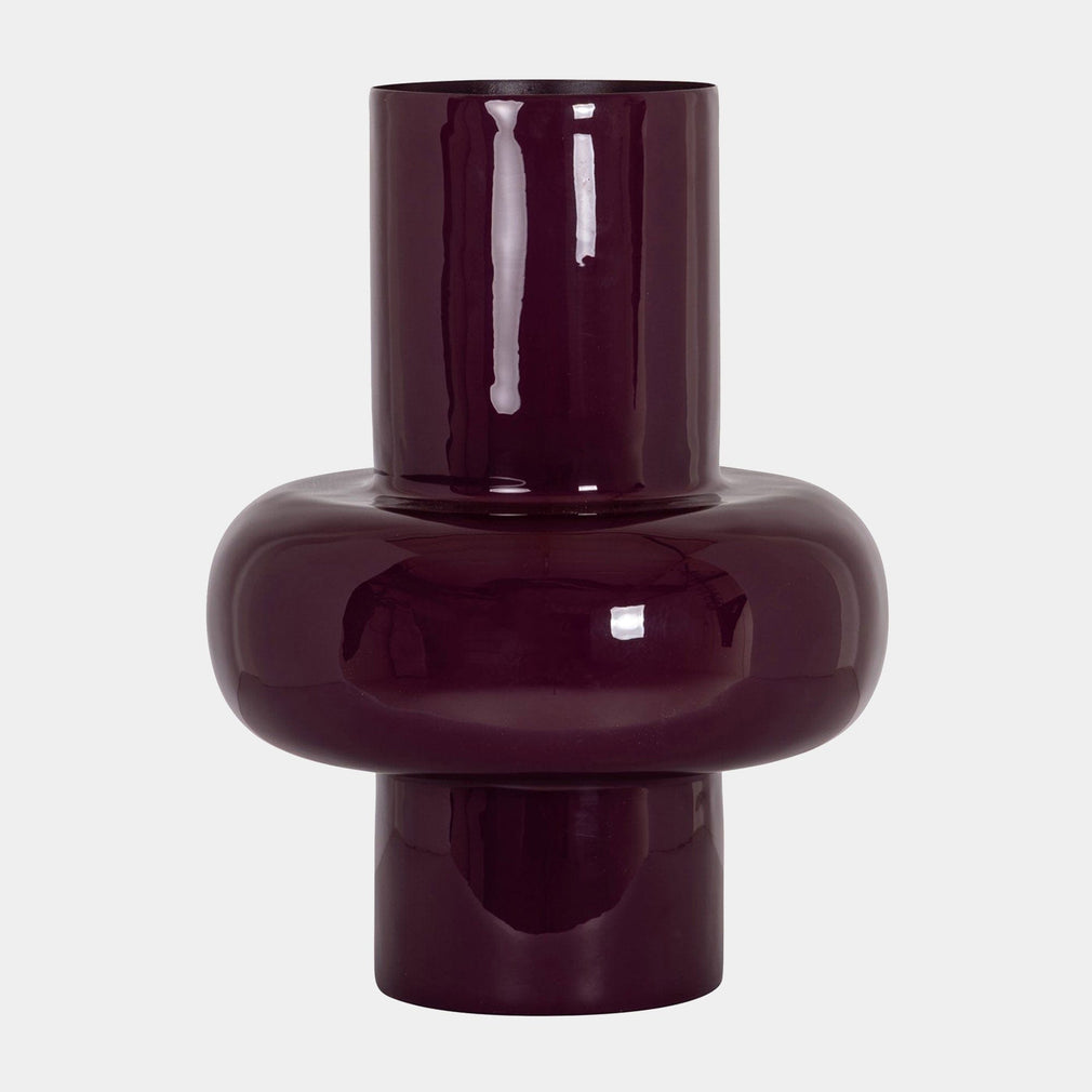 Ashlyn - Vase, Burgundy