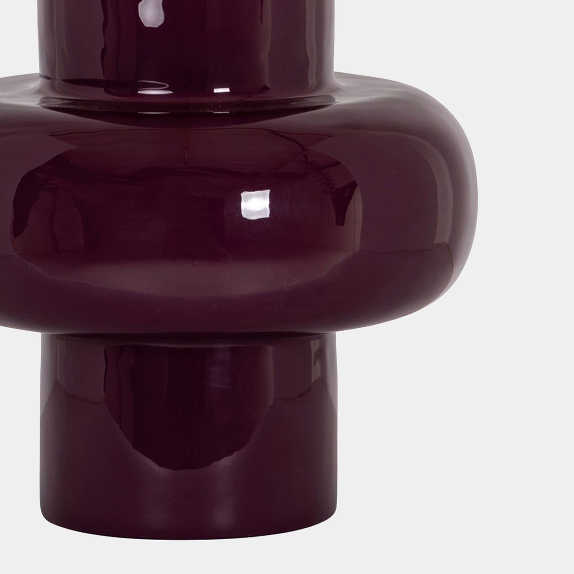 Ashlyn - Vase, Burgundy